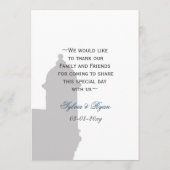 カスティーリョデサンクリストバル結婚のメニューカード メニュー (裏面)