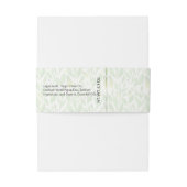 カスティーリーブオリーブ油職人ソープバンドラップ包装 招待状ベリーバンド (裏面例)