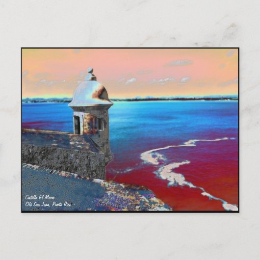 カスティーロエルモロ–1ポストカード ポストカード (正面)