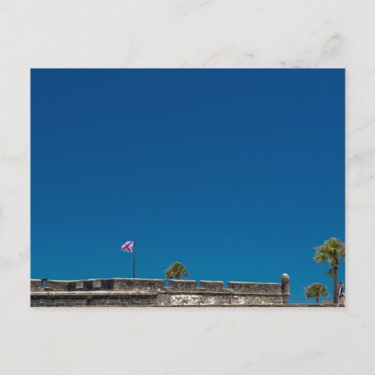 カスティーロデサンマルコス国定記念碑(フロリダ州) ポストカード (正面)