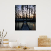 カステエル環濠日没1 ポスター (キッチン)