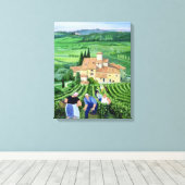 カステリーナインキアンティ キャンバスプリント (インサイチュ (ウッドフロア))