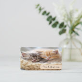 カステリーベージュカラー用のカスタマイズ可能な名刺 名刺 (スタンド正面)