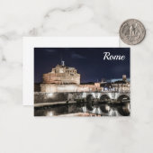 カステルサンアンジェロアットナイトインローマ ノートカード (正面/裏面インサイチュ)