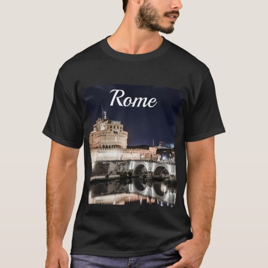 カステルサンアンジェロアットナイトインローマ Tシャツ (正面)