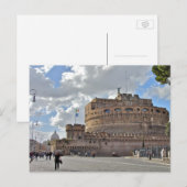 カステルサンタンジェロローマイタリア ポストカード (正面/裏面)