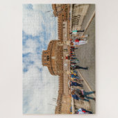 カステルサンタンジェロ橋、ローマ、イタリアから ジグソーパズル (縦)