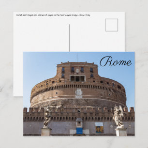 カステルサンタンジェロ – ローマ,イタリア ポストカード