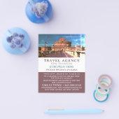 カステルサンタンジェロ，ローマ，イタリア，旅行代理店 チラシ (シングル)