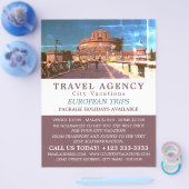 カステルサンタンジェロ，ローマ，イタリア，旅行代理店 チラシ (シングル)