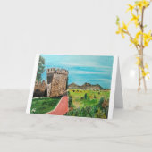 カステルデベニサノ絵を描ズバイアルフレッドキツネ カード (黄色い花)