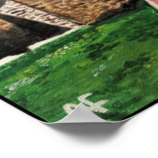 カステルデベニサノ絵を描ズバイアルフレッドキツネ ポスター (角)