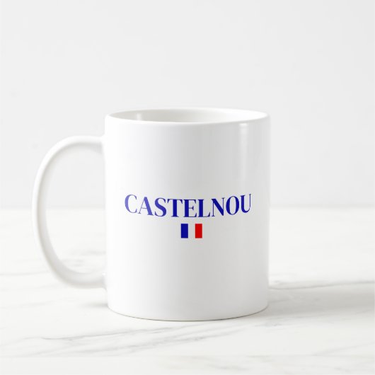 カステルノウフランス コーヒーマグカップ (左)