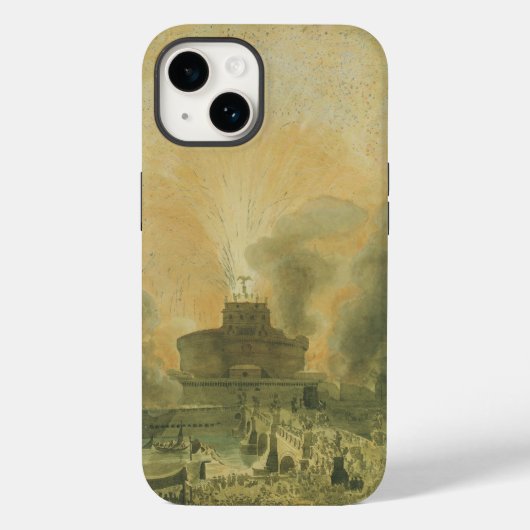 カステル・サンタンジェロでのジランドラ Case-Mate iPhoneケース (裏面)