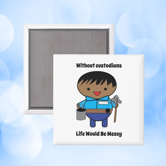 カストディオン小使い人生の汚れた黒男 マグネット