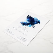 カストメクロウ誕生日 箔招待状 (回転した状態)