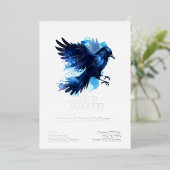 カストメクロウ誕生日 箔招待状 (立ち正面)