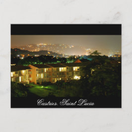 カストリー。セントルシア ポストカード