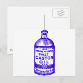 カストル油!うーん！ ポストカード (正面/裏面)