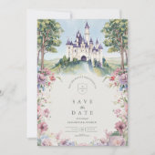 カストレコレフェアリータリー庭園の結婚式 セーブザデート (正面)