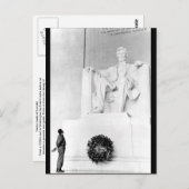 カストロはリンカーンを見る ポストカード (正面/裏面)