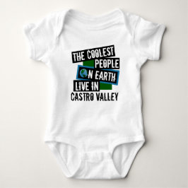 カストロクールバレーに住む地球の人々 ベビーボディスーツ