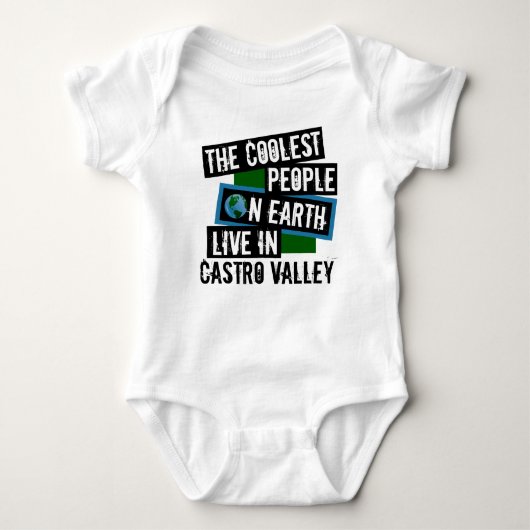 カストロクールバレーに住む地球の人々 ベビーボディスーツ (正面)