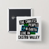 カストロクールバレーに住む地球の人々 缶バッジ (正面&裏面)
