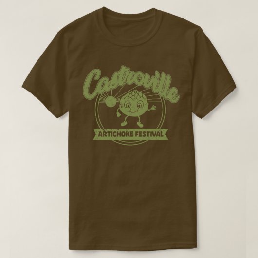 カストロヴィルアーティチョークフェスティバル1959 Tシャツ1 Tシャツ (デザイン正面)