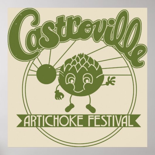 カストロヴィルアーティチョークフェスティバル ポスター (正面)
