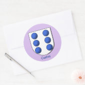 カストロ歴史家族シールドシール ラウンドシール (封筒)