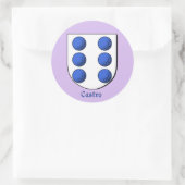 カストロ歴史家族シールドシール ラウンドシール (バッグ)