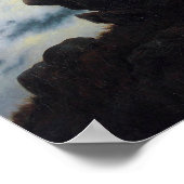 カスパル・デイビッド・フリードリヒ海を抜け出る人 ポスター (角)