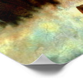 カスパル・デイヴィッド・フリーによる霧の海をさまよう ポスター (角)