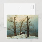 カスパル・デイヴィッド・フリードリヒ・ケアンの雪 ポストカード (正面/裏面)