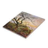 カスパル・デヴィッド・フリードリヒのカラスの木 タイル (側面)