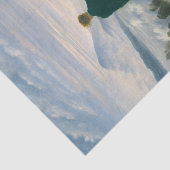 カスパル・フリードリヒによる霧の海の上をさまよう 薄葉紙 (詳細)