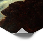 カスパル・フリードリヒ霧の海をさまよう ポスター (角)