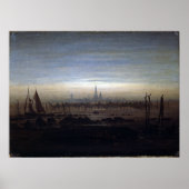 カスパルDavid Friedrich Greifswald in Moonlight ポスター (正面)