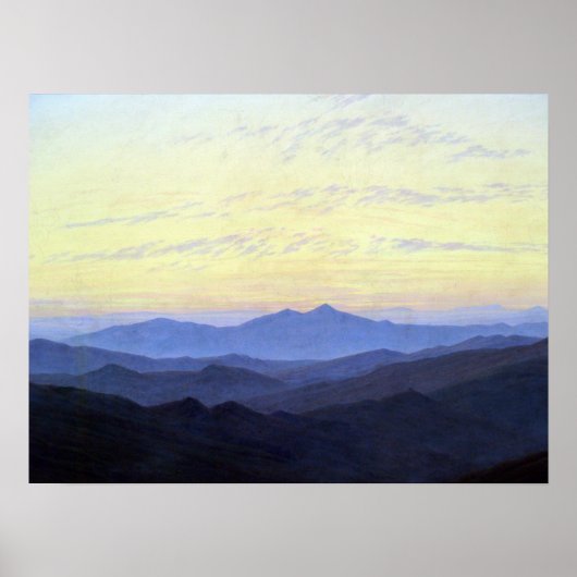 カスパールデヴィッドフリードリヒRiesengebile ポスター (正面)