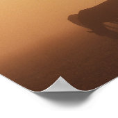 カスピアンポニーズミストサンライズ放牧 ポスター (角)