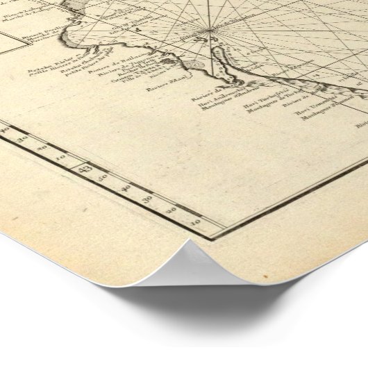 カスピ海とアジア ポスター (角)