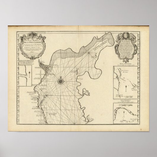 カスピ海とアジア ポスター (正面)