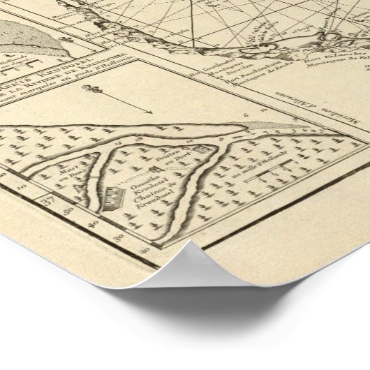 カスピ海とアジア ポスター (角)