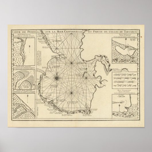 カスピ海とアジア ポスター (正面)