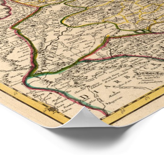 カスピ海地域 ポスター (角)