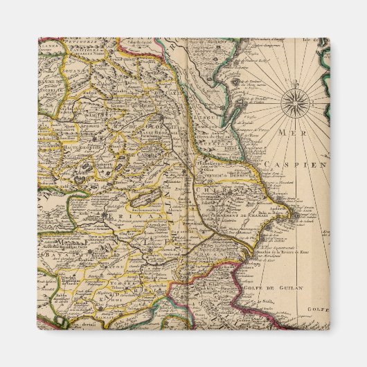 カスピ海地域 マグネット (正面)