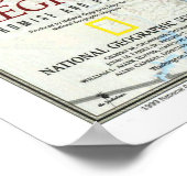 「カスピ海地方1999年 – 約束と危険の地図… ポスター (角)