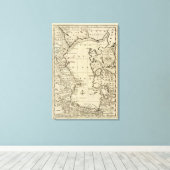 カスピ海 キャンバスプリント (インサイチュ (ウッドフロア))