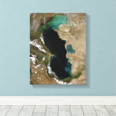 カスピ海 キャンバスプリント (インサイチュ (ウッドフロア))